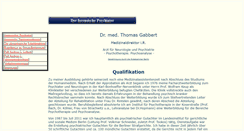 Desktop Screenshot of forensischer-psychiater.de